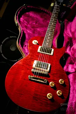 GIBSON LES PAUL JUNIOR SPECIAL PLUS TRANS RED 2001 ELECTRIC GUITAR USED