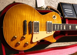 GIBSON CUSTOM SHOP 1959 LES PAUL STANDARD REISSUE VOS DIRTY LEMON W/HARD CASE