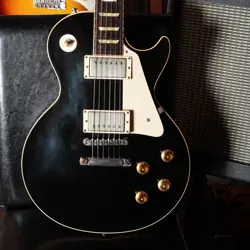 GIBSON CUSTOM SHOP HISTORIC COLLECTION 1960 LES PAUL STANDARD VOS EBONY MADE IN