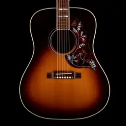 USED 2014 GIBSON HUMMINGBIRD PRO STUDIO SUNBURST ACOUSTIC ELECTRIC GUITAR WITH O