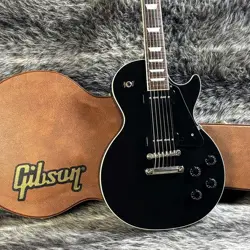 GIBSON CLASSIC P-90 EBONY ELECTRIC GUITAR 2018 W/ HARD CASE USED