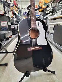 GIBSON ACOUSTIC GUITAR J-45 ADJ EBONY BLACK