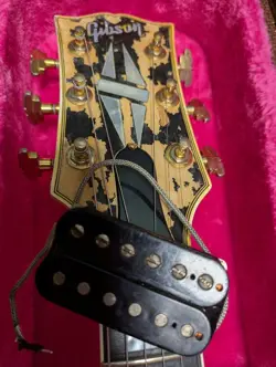 GIBSON STICKER NUMBERED PAF 1963 OR EARLIER