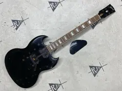 2009 GIBSON SG STANDARD ELECTRIC GUITAR HUSK EBONY REPAIRED