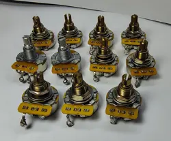 AUDIO TAPER POTENTIOMETERS