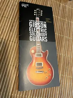 GIBSON ELECTRIC GUITAR SOLID BODY SALES GUIDE LES PAUL
