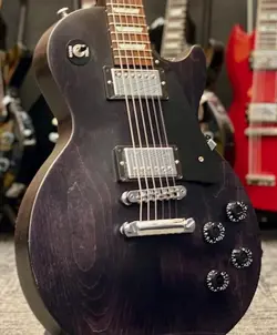 GIBSON LES PAUL STUDIO FADED USED MAPLE+MAHOGANY BODY SATIN EBONY W/GIG CASE