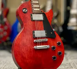 GIBSON LES PAUL STUDIO FADED USED MAPLE+MAHOGANY BODY WORN CHERRY W/GIG CASE