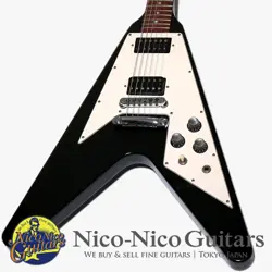 GIBSON USA FLYING V '67 1998 BLACK W/HARD CASE ELECTRIC GUITAR USED FROM JAPAN