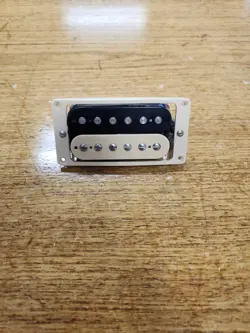 GIBSON USA 57 CLASSIC NECK HUMBUCKER - ZEBRA BLACK AND CREAM 2 CONDUCTOR