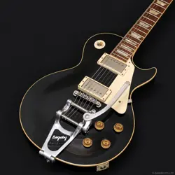 GIBSON CUSTOM SHOP 1957 LES PAUL STANDARD REISSUE VOS BIGSBY EBONY W/HARD CASE