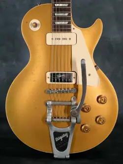 GIBSON CUSTOM SHOP 1956 LES PAUL GOLD TOP NEIL YOUNG AGED MOD 2012 W/HARD CASE