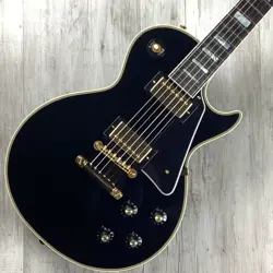 GIBSON CUSTOM SHOP 1968 LES PAUL CUSTOM REISSUE EBONY GLOSS #GGDUB
