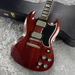 GIBSON CUSTOM SHOP 1961 LES PAUL SG STANDARD REISSUE CHERRY RED STOP BAR #GG8M6