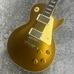 GIBSON CUSTOM SHOP 1957 LES PAUL GOLD TOP DARKBACK REISSUE DOUBLE GOLD #GGC4V