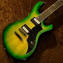 GIBSON VICTORY FIGURED TOP IGUANA BURST 