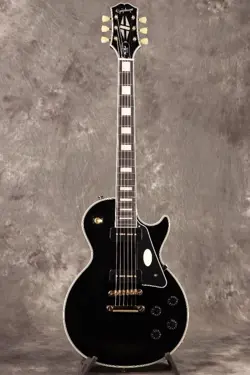 EPIPHONE / INSPIRED BY GIBSON LES PAUL CUSTOM P-90 EBONY [EXCLUSIVE MODEL]