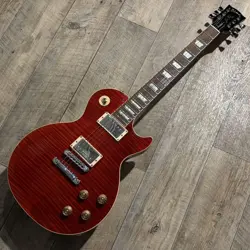 GIBSON LES PAUL STANDARD PLUS 2014 BRILLIANT RED ELECTRIC GUITAR
