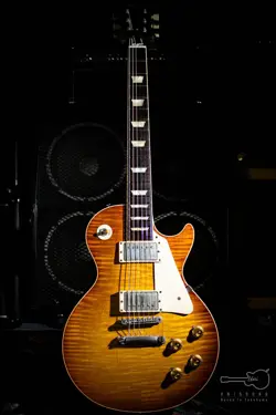 GIBSON CUSTOM SHOP HISTORIC COLLECTION 1958 REISSUE FIGURED TOP LPR-8F LES PAUL
