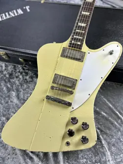 GIBSON CUSTOM SHOP 1964 FIREBIRD V JOHNNY WINTER POLARIS WHITE MURPHY LAB AGED