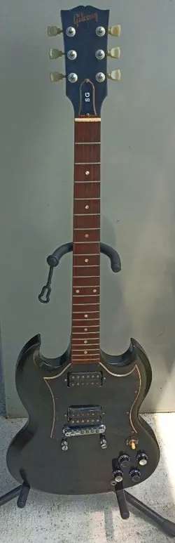 GIBSON SG BLACK ELECTRIC GUITAR SAFE PACKING!