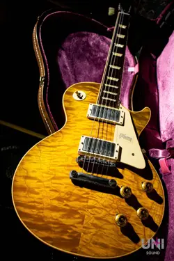 GIBSON CS 1958 LES PAUL STANDARD VOS GOLDEN POPPY BURST HAND SELECTED