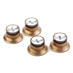 4PCS ELECTRIC GUITAR TOP HAT KNOB VOLUME CONTROLLER PARTS FOR GIBSON LE-S PAU-L