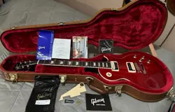 2020 GIBSON LES PAUL CLASSIC ELECTRIC GUITAR TRANS CHERRY   OHSC