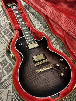 GIBSON LES PAUL MODERN SUPREME TRANS EBONY BURST 2024 ELECTRIC GUITAR