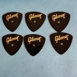GIBSON GUITAR PICKS STANDARD  HEAVY (6 PICKS)