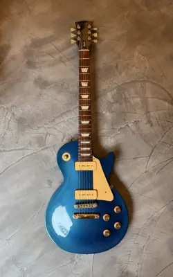 GIBSON 1996 LES PAUL STUDIO GEM SERIES SAPPHIRE BLUE ELECTRIC GUITAR