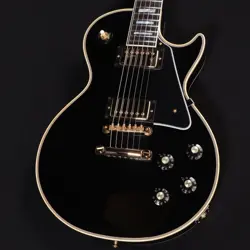 GIBSON CUSTOM SHOP 1968 LES PAUL CUSTOM REISSUE GLOSS EBONY S N:502878
