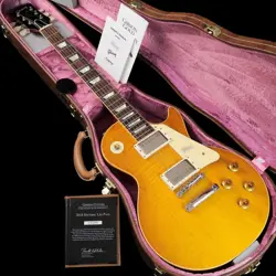 GIBSON CUSTOM SHOP HISTORIC COLLECTION 1958 LES PAUL STANDARD HONEY LEMON FADE