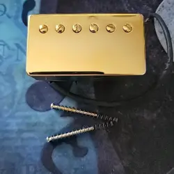GIBSON BURSTBUCKER 2 BRIDGE OR NECK HUMBUCKER GUITAR PICKUP GOLD COVER