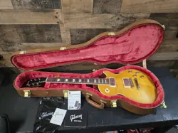 GIBSON USA 2024 KIRK HAMMETT GREENY LES PAUL STANDARD GREENY BURST W/CASE 9.3LB