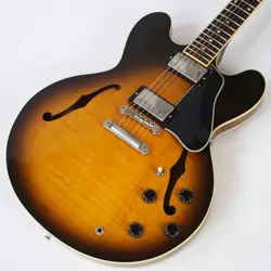 GIBSON USED ES 335 DOT SB MADE IN 1999 SEMI ACOUSTIC GUITAR EQUIPPED WITH 57 CLA