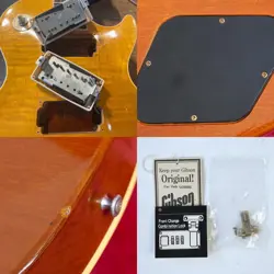 GIBSON USED GIBSON LES PAUL CLASSIC PLUS AMBER MADE IN 1993 GIBSON LES PAUL CLAS
