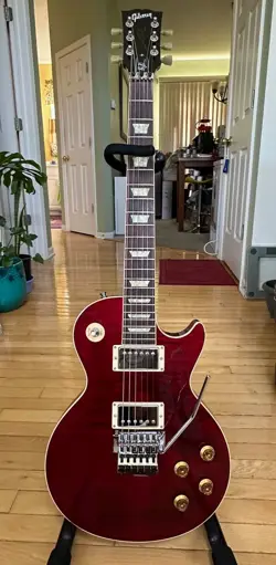 GIBSON CUSTOM SHOP ALEX LIFESON LES PAUL AXCESS ROYAL CRIMSON - FREE SHIPPING!!