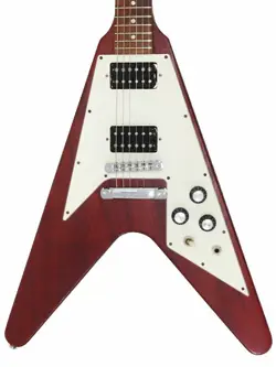 GIBSON FLYING V FADED USED MAHOGANY BODY BROWN W/SOFT CASE
