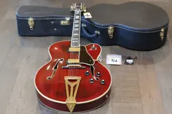 VINTAGE! 1974 GIBSON SUPER 400 CES ARCHTOP HOLLOWBODY GUITAR WINE RED   OHSC