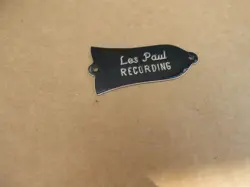 VINTAGE GIBSON LES PAUL RECORDING GUITAR TRUSS ROD COVER