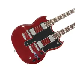GIBSON USED ELECTRIC GUITAR GIBSON EDS 1275 1998 MODEL DOUBLENECK CHERRY RED
