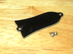 GIBSON 1973 BLACK 3 PLY LES PAUL TRUSS ROD COVER