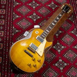 GIBSON GIBSON 1958 LES PAUL STANDARD REISSUE VOS LEMON BURST ACTUAL IMAGE