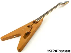 GIBSON USA 70S FLYING V MODEL BODY + NECK AMERICAN SLIM TAPER ANTIQUE NATURAL.