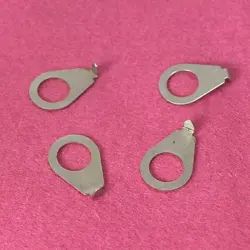 LIGHTLY AGED KNOB POINTERS FOR VINTAGE GIBSON HISTORIC LES PAUL - NICKEL