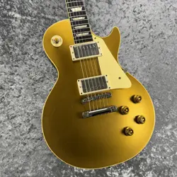 GIBSON CUSTOM SHOP 1957 LES PAUL GOLD TOP DARKBACK REISSUE DOUBLE GOLD #GGBIE