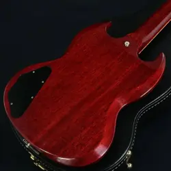 GIBSON CUSTOM SHOP 1964 SG STANDARD REISSUE W/MAESTRO VIBROLA CHERRY RED VOS