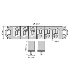 BRIDGE TAILPIECE FOR