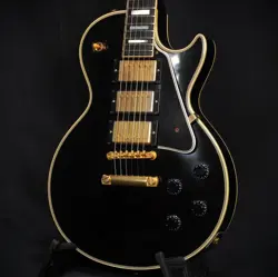 GIBSON CUSTOM SHOP HISTORIC COLLECTION 1957 LES PAUL CUSTOM VOS 3PU EBONY #GG228